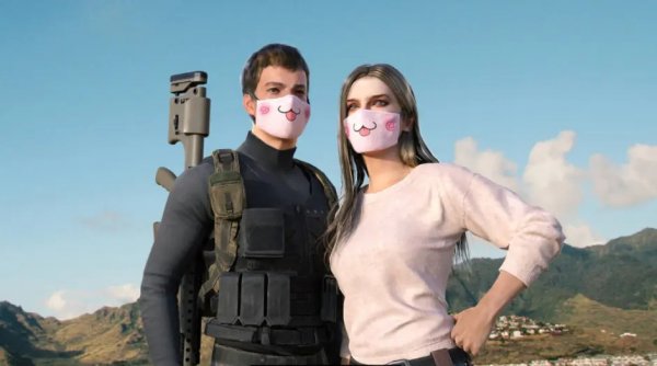 可爱小猫咪口罩