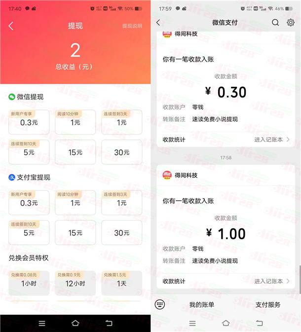 速读免费小说听10分钟小说领取1.3元微信红包!亲测秒推
